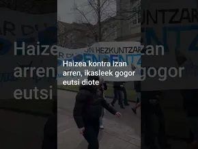 Ikasle greba izan da, Ikamak deituta, 'euskal hezkuntza sistema propioa' aldarri bideoaren irudi txikia