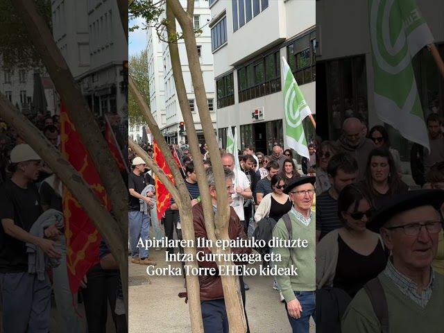 Euskal Herrian Euskaraz-ek Baionan antolatutako protesta bideoaren irudi txikia
