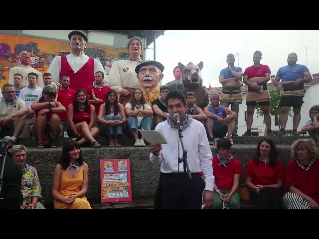 26/06/17 Usurbilgo jaien aurkezpena: zapia eta edalontzia bideoaren irudi txikia