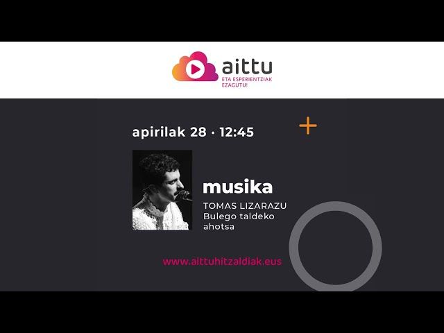 BULEGORA BIDEA: NOLAKOA IZAN DA IBILBIDEA? - Tomas Lizarazu bideoaren irudi txikia