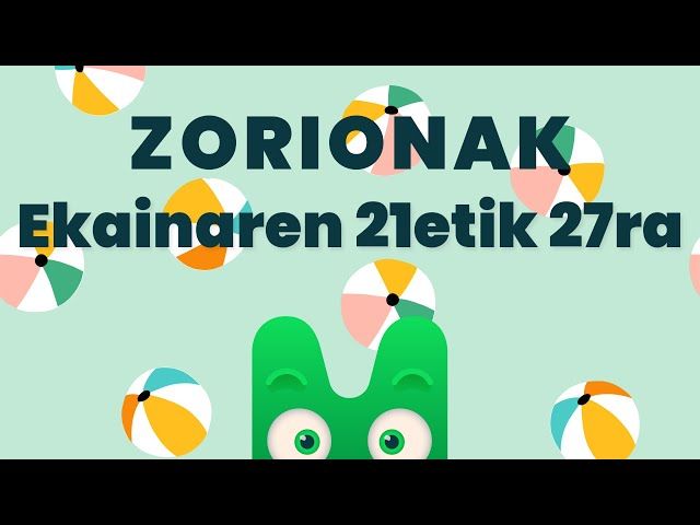 ZORIONAK ZURI - EKAINAREN 21ETIK 27RA - MAKUSI KLUBA bideoaren irudi txikia