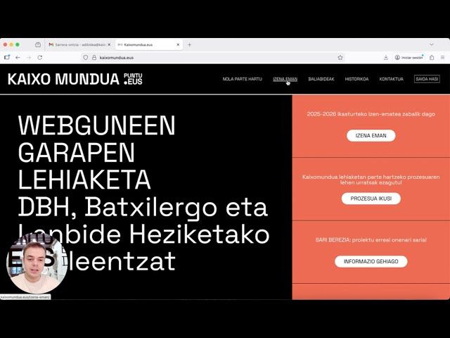 0. [Kaixomundua.eus] Lehiaketan parte hartzeko jarraibideak bideoaren irudi txikia