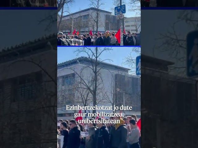 Ertzaintzaren kontrol handia EHUko Arabako campusean bideoaren irudi txikia