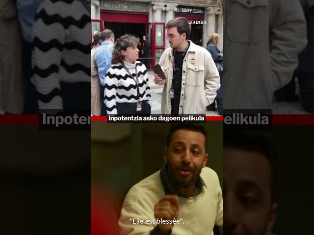 The Voice of Hind Rajab filma ikusi dute Maria Ortega eta Gorka Peñagarikanok, Palestinari buruzkoa bideoaren irudi txikia