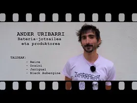 MusikaZuzenean TB - HITZ BITAN: Ander Uribarri (Beire, Orsini, Jariguai...) edukiaren irudi txikia