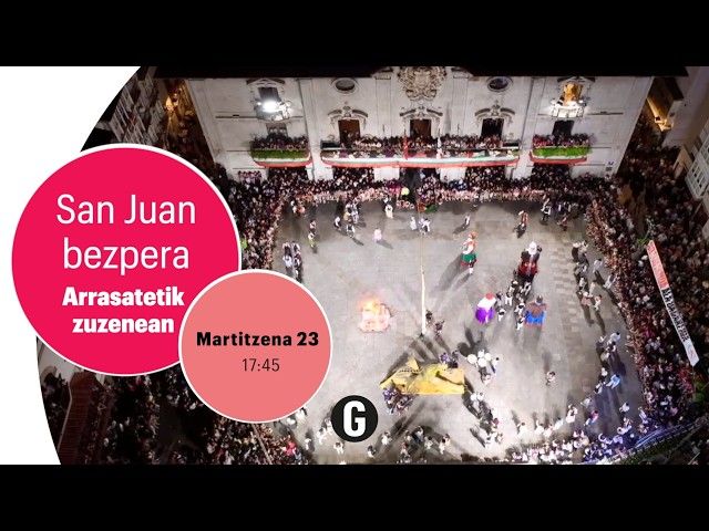 San Juan bezpera, Arrasatetik bideoaren irudi txikia