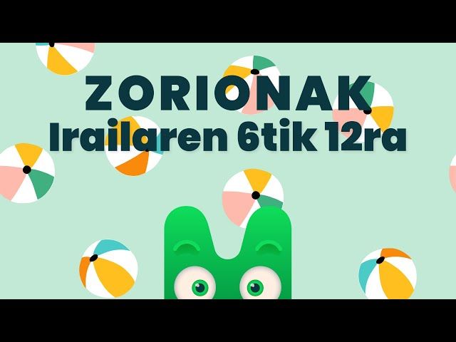 ZORIONAK ZURI - IRAILAREN 6TIK 12RA - MAKUSI KLUBA bideoaren irudi txikia