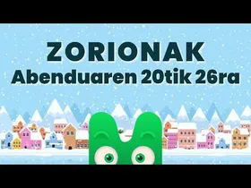 ZORIONAK ZURI - ABENDUAREN 20TIK 26RA - MAKUSI KLUBA edukiaren irudi txikia