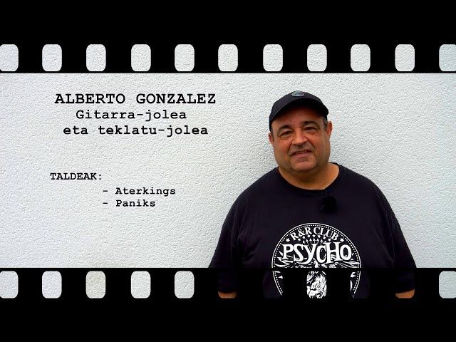 MusikaZuzenean TB - HITZ BITAN:  Alberto Gonzalez (Aterkings, Paniks...) bideoaren irudi txikia