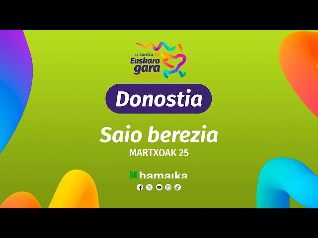 24. KORRIKA - DONOSTIA saio berezia bideoaren irudi txikia