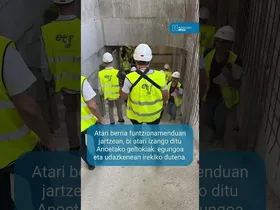 Mugikortasuna | Anoetako geltokiaren atari berria, ia prest: «Udazkenean egongo da funtzionamenduan» edukiaren irudi txikia