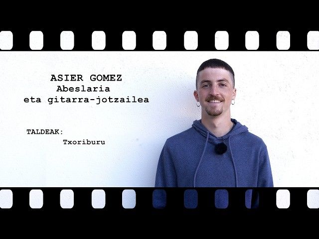 MusikaZuzenean TB - HITZ BITAN:  Asier Gomez (Txoriburu) bideoaren irudi txikia