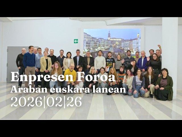 Enpresen Foroa-Araban Euskara Lanean: Kanpo komunikazioa bideoaren irudi txikia