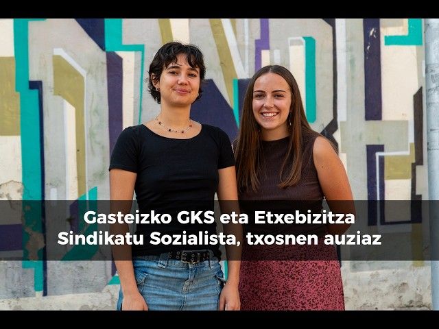 Gasteizko GKS eta Etxebizitza Sindikatu Sozialista, txosnen auziaz bideoaren irudi txikia