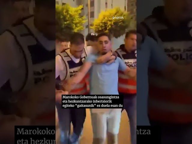 Gutxienez hiru pertsona hil eta 350 zauritu ditu Marokoko Poliziak protestetan #laburrean bideoaren irudi txikia