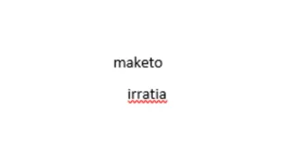 Maketo irratia zerrendaren azala