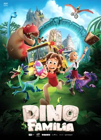 Dino familia edukiaren posterra
