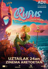 Rufus, igeri egiten ez zekien sugea edukiaren posterra