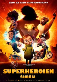 Superheroien familia edukiaren posterra