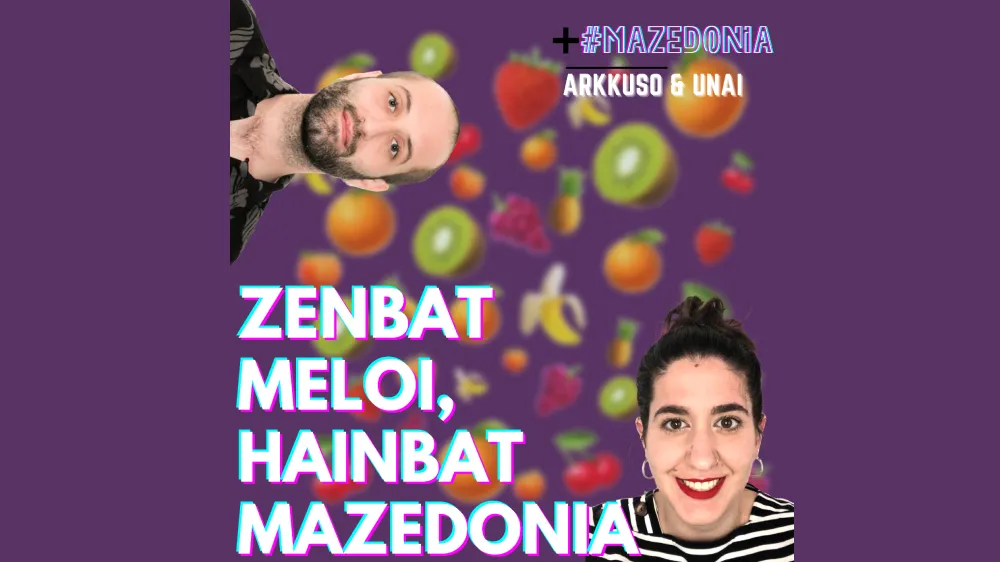 Zenbat meloi, hainbat mazedonia zerredaren azala